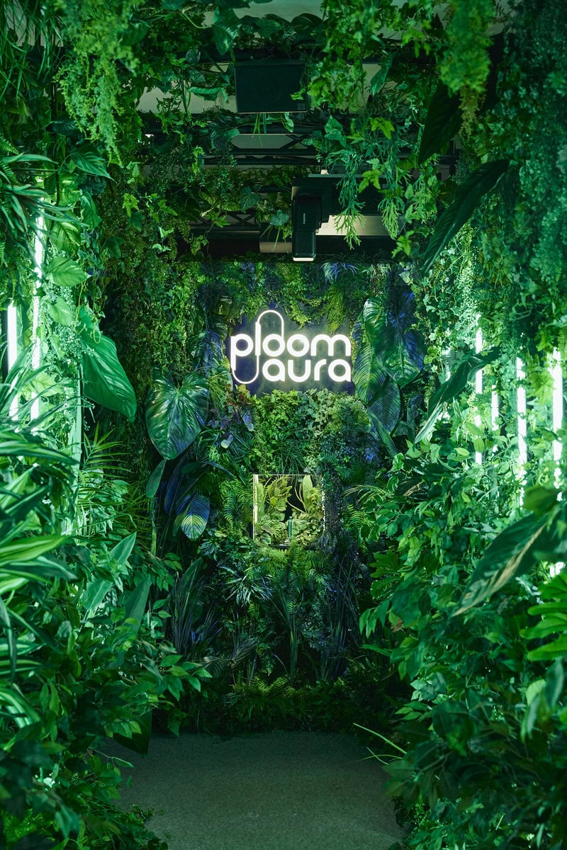 Ploom × NAKED, INC. ポップアップストア渋谷 アクアグリーン体感エリア