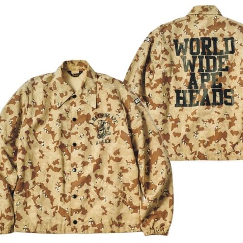 1997年発売 BAPE®のWORLD WIDE APE HEADS SHOW STAFF COACH JACKET