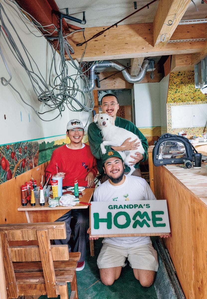 日本橋の人気スイーツ店GRANDPAが“ホーム”である理由 三上龍馬&田渕諒×ペインター茂田雅弘の共同制作