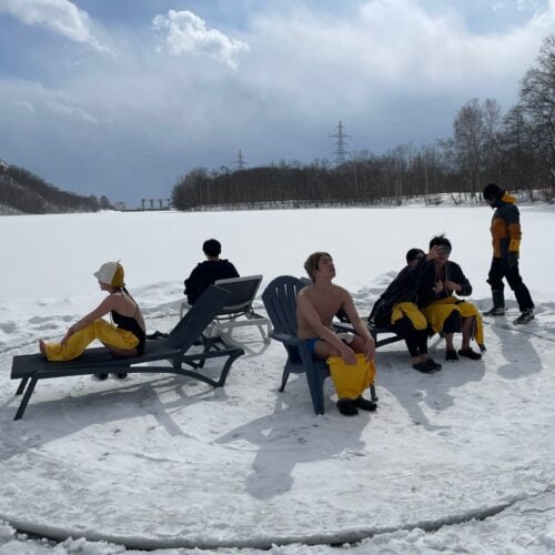 世にも珍しい、スタッフさんが氷を回してくれての「メリーゴーラウンドととのえ」