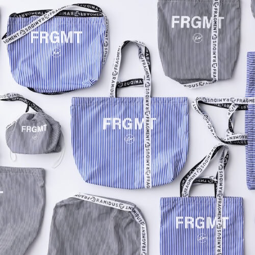RAMIDUS（ラミダス）からブランド設立当初より展開している fragment design（フラグメント デザイン）とのコラボレーションコレクションから、直営店（RAMIDUS TOKYO STORE、RAMIDUS ONLINE）限定商品として、シーズンムードを引き立てるロンドンストライプを採用したバッグコレクションが登場する。
