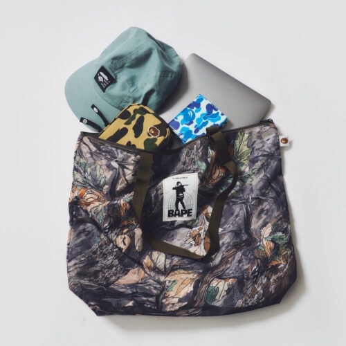 smart8月・9月合併号 特別付録 A BATHING APE®の「TREE EDGE CAMO ビッグトートバッグ」