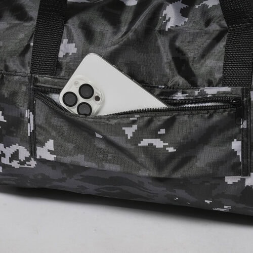 smart3月・4月合併号の特別付録 A BATHING APE® ビッグボストンバッグ 背面ポケットにスマホなど小物を収納できる