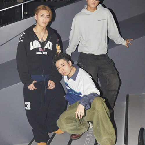 プロダンスチームSEPTENI RAPTURESメンバーのAOI、Haruto、Shigetora