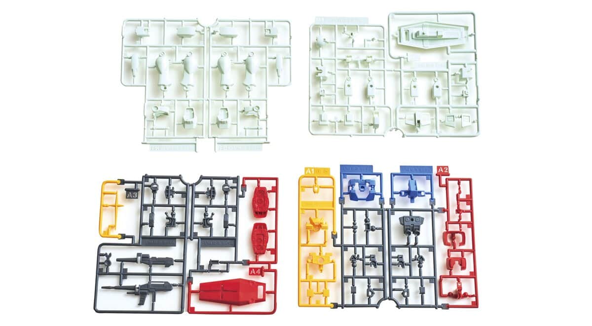 一ノ本くんのガンプラパーツ一式