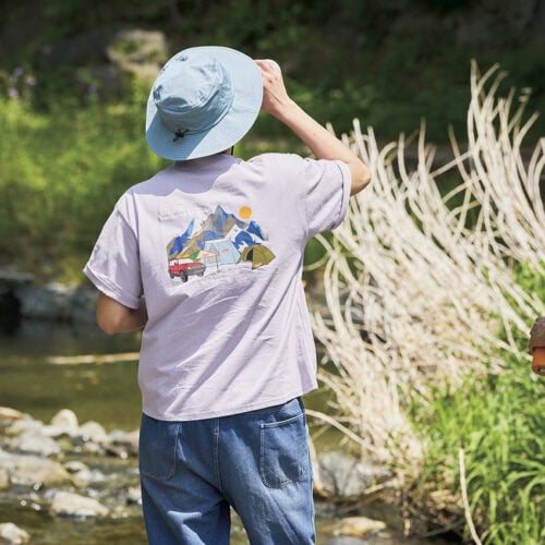 コールマンのTシャツ キャンプパープル