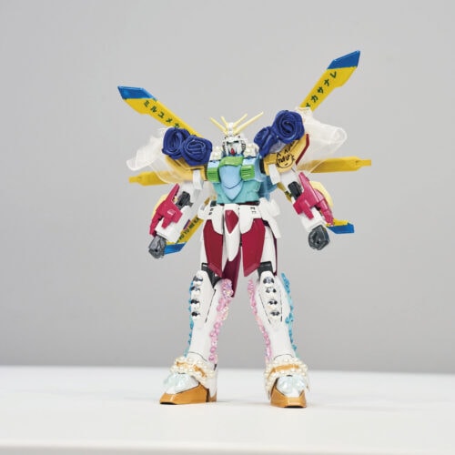 LINKL PLANETの宮﨑菜々がビルドしたHGFC 1/144 Gガンダム