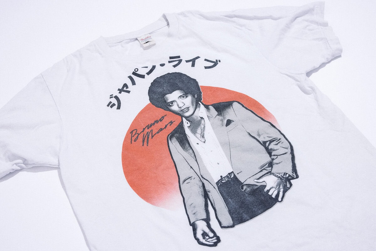 THE JET BOY BANGERZのSHOWはBruno Marsのジャパン・ライブTシャツがお気に入り!