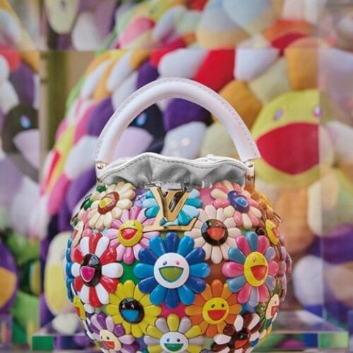 ルイ・ヴィトンがフランスの「アート・ バーゼル・パリ2025」(25年10月開催)で発表した「アーティーカプシーヌ 第7段 - ルイ・ヴィトン × 村上隆 コレクション」