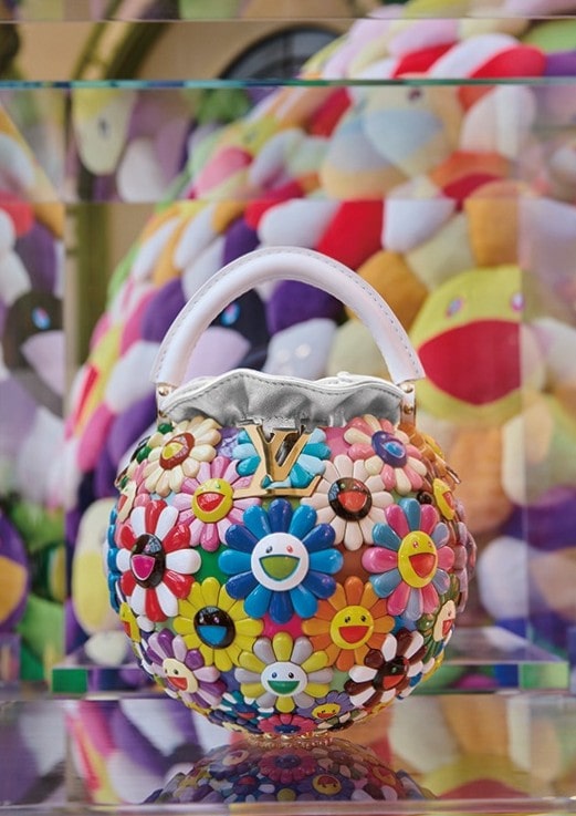 ルイ･ヴィトンがフランスの｢アート･
バーゼル･パリ2025｣（25年10月開催）で発表した｢アーティーカプシーヌ 第7段 - ルイ･ヴィトン × 村上隆 コレクション｣