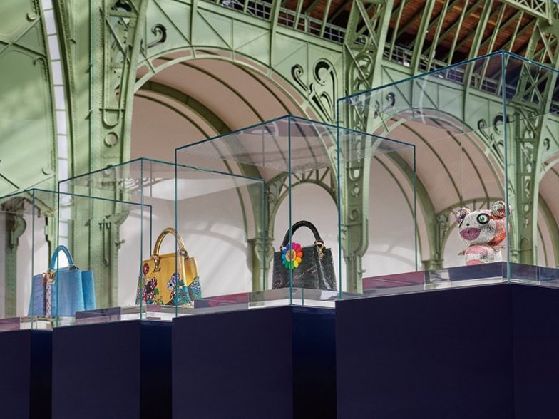 ルイ･ヴィトンがフランスの｢アート･
バーゼル･パリ2025｣（25年10月開催）で発表した｢アーティーカプシーヌ 第7段 - ルイ･ヴィトン × 村上隆 コレクション｣