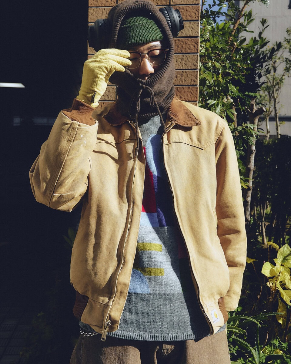 【スナップ】購入したての90sカーハートのサンタフェジャケットが主役