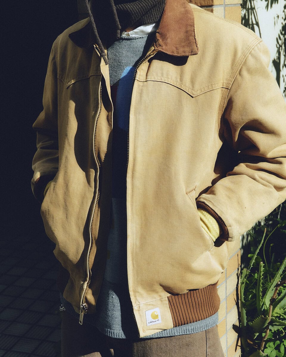 【スナップ】購入したての90sカーハートのサンタフェジャケットが主役