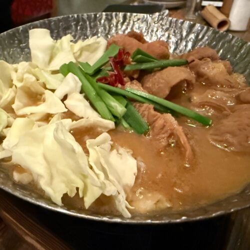 美味しいモツ鍋