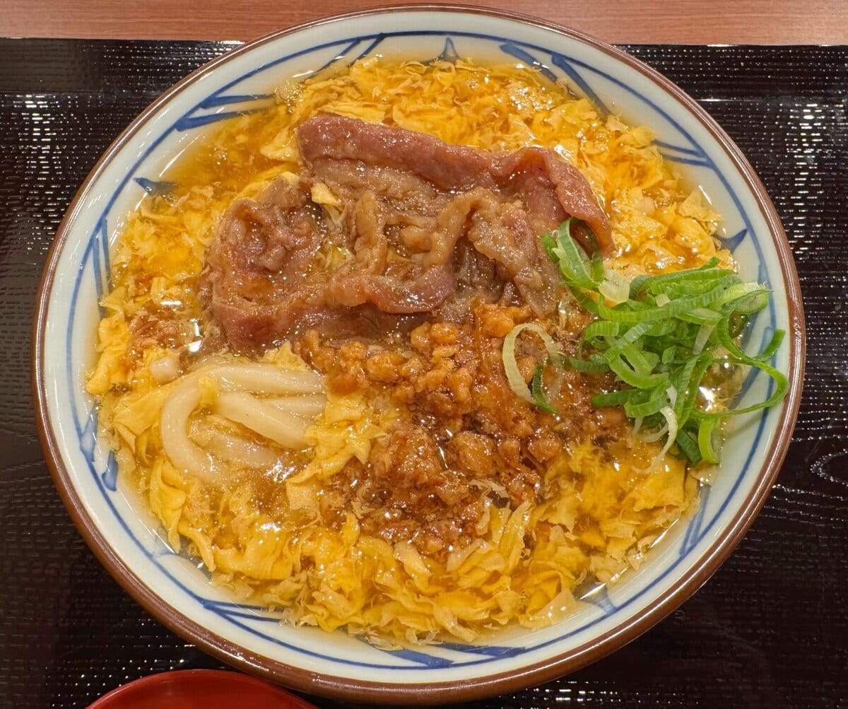 【復活】肉の旨みが押し寄せる！冬の大本命「肉がさね玉子あんかけうどん」