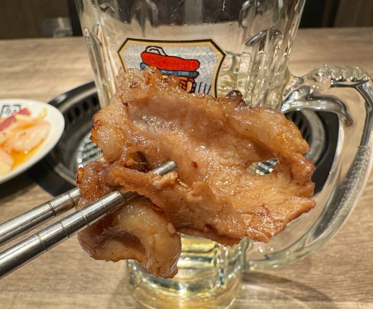 カルビの脂でなんぼでも飲める！