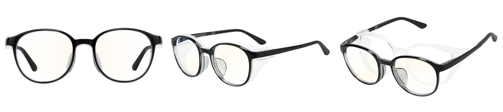 屋外での花粉対策に加え、室内でのデスクワークやスマホ利用にも活用できるブルーライト約50%カット機能を標準搭載。