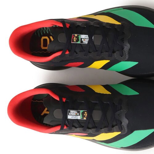 アディダス オリジナルスの「ボブ・マーリー × アディダス アディゼロ エヴォ エスエル ウーブン」¥19,800