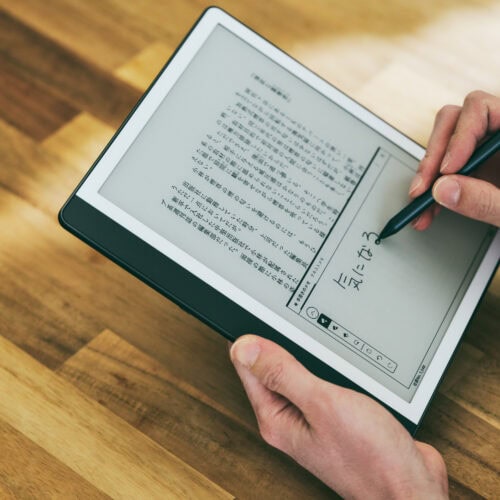 滑らかな書き心地