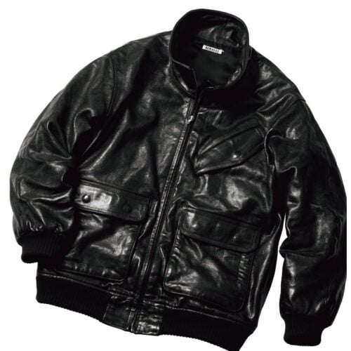 中三青果店 3代目・KAITOのベストバイ　AURALEEのLAMB LEATHER ZIP BLOUSON