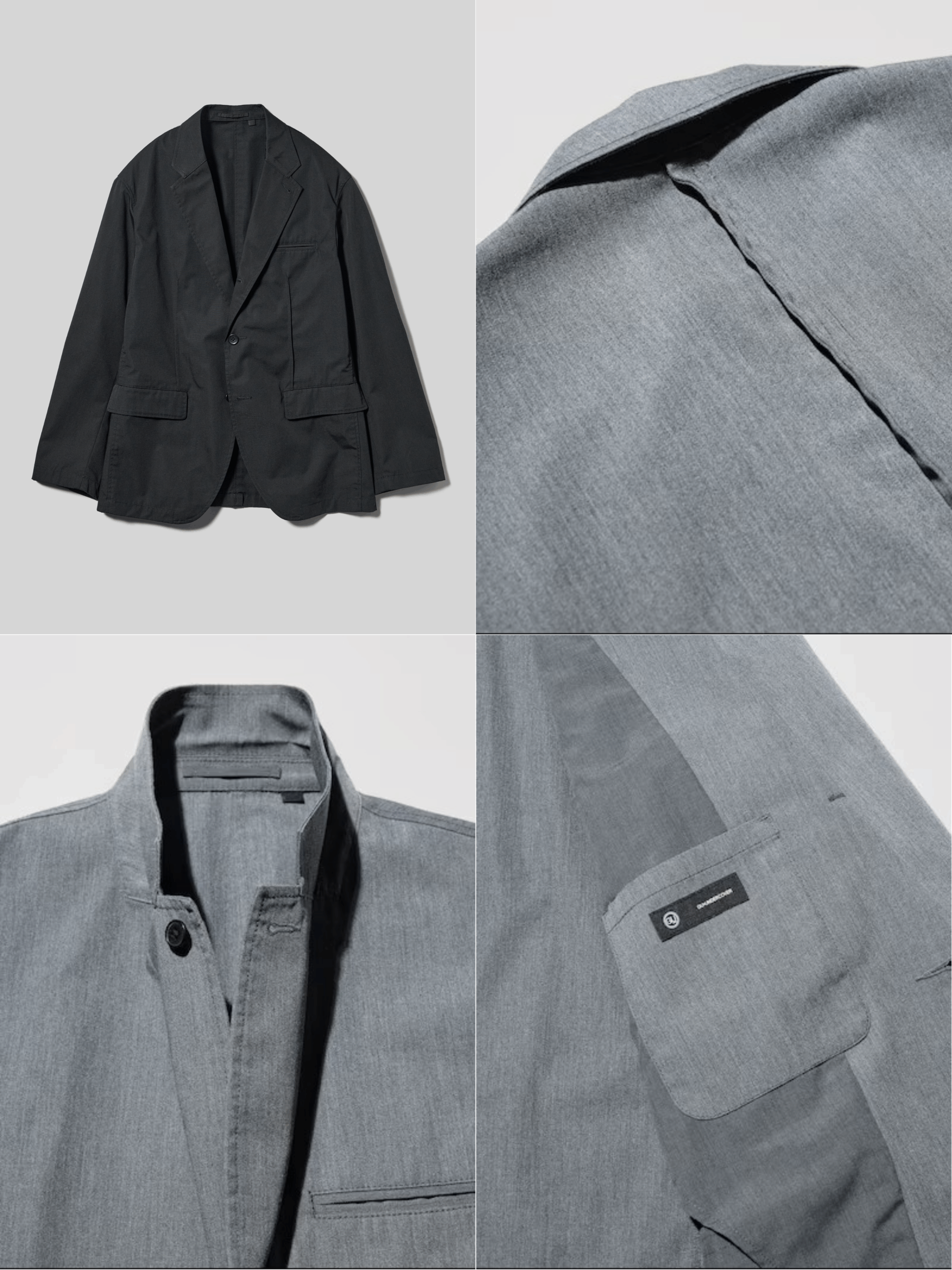 GU×UNDERCOVER テーラードジャケット カラバリ ディテール