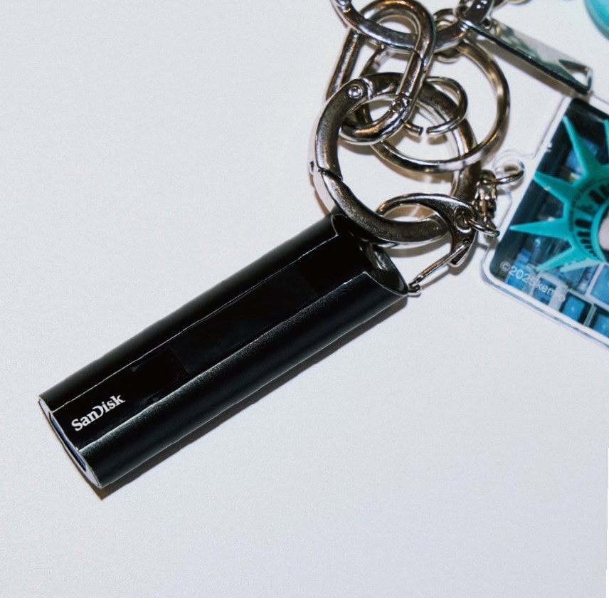 モデル、DJ・井上ヤマトさんのベストバイ SanDiskのSlim Portable SSD