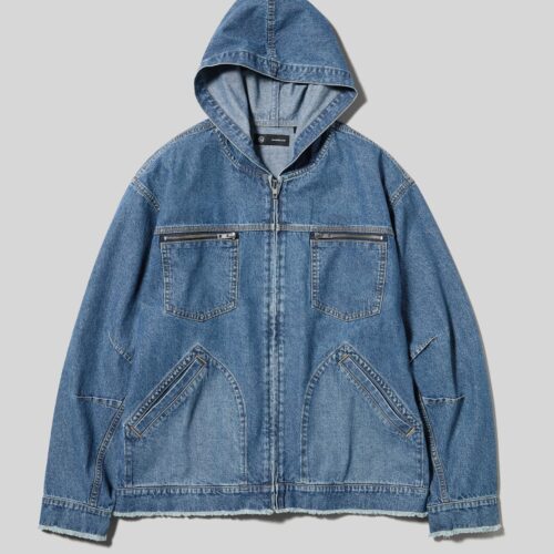 GU×UNDERCOVER デニム ジップアップ パーカ