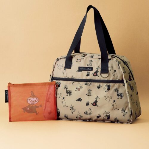 ムーミン×サマンサ モスモスの旅アイテムが「便利すぎる」と話題！リンネル4月号の「大型ボストン」＆「衣類圧縮ケース」付録の優秀具合をレポート