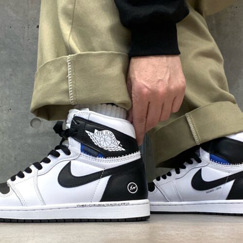 fragment design × UNION × Nike(フラグメントデザイン × ユニオン × ナイキ)のエアジョーダン1 レトロ ハイ OG