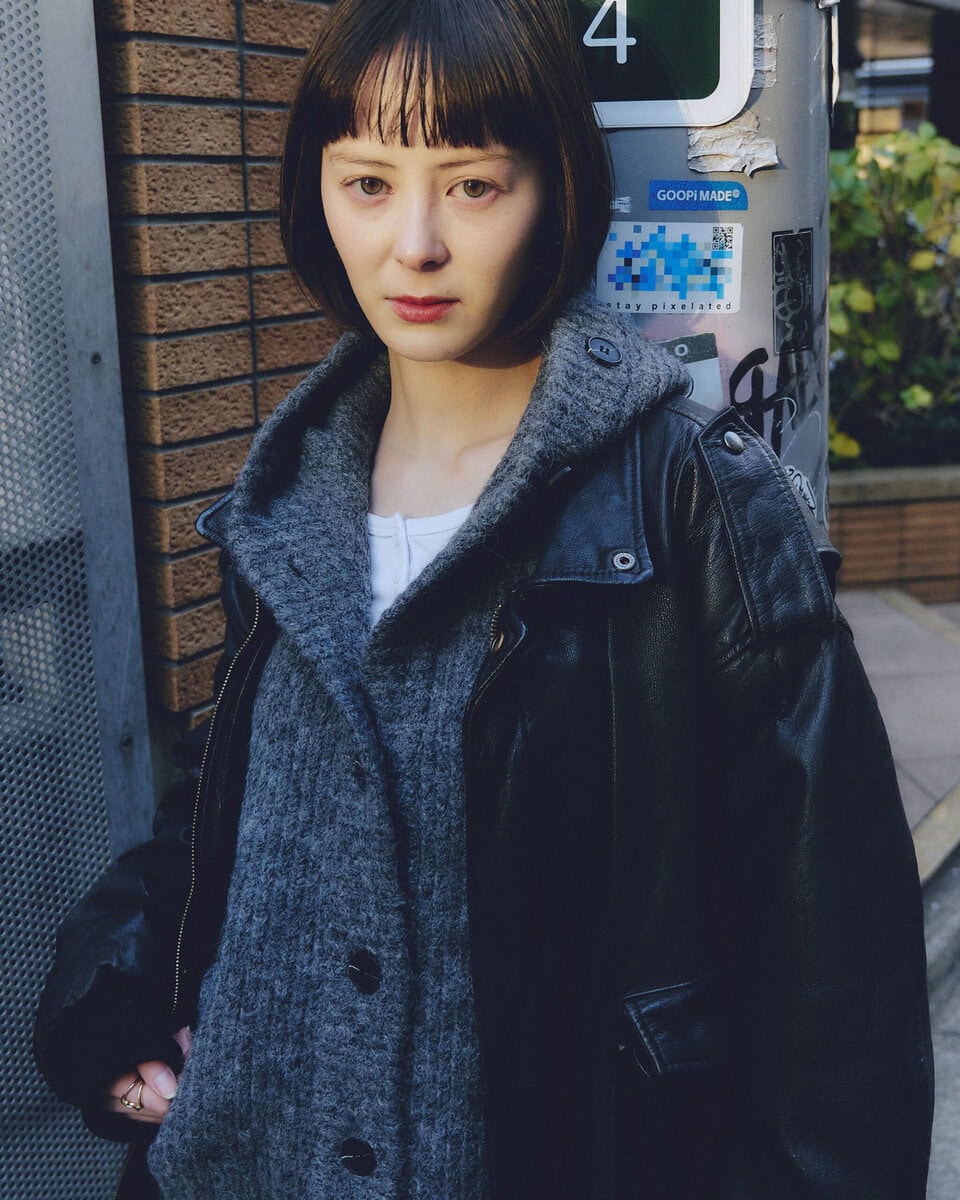 【スナップ】おろしたてのニットを主役に♡レザー＆マーチンでも不思議と柔らかい雰囲気