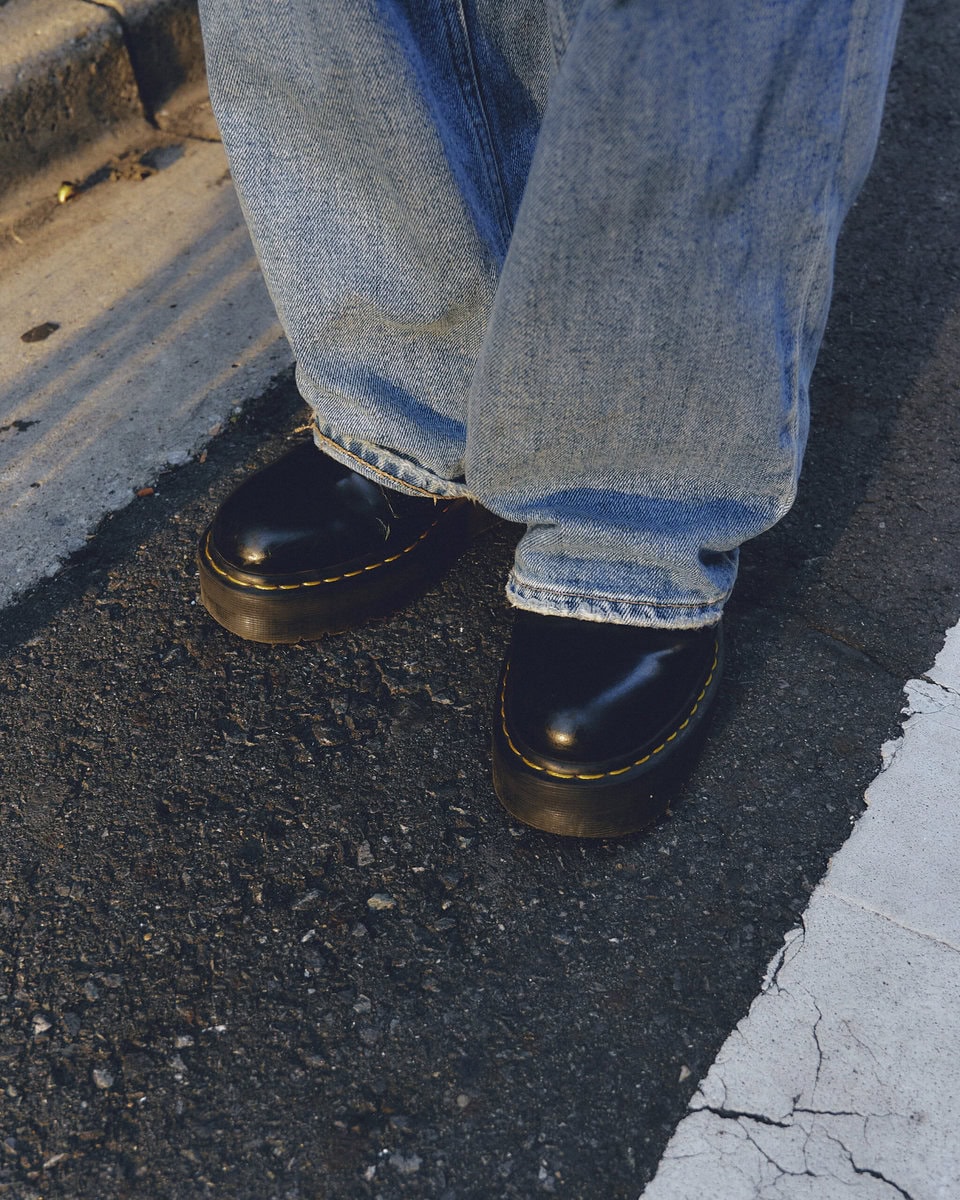 【スナップ】おろしたてのニットを主役に♡レザー＆マーチンでも不思議と柔らかい雰囲気