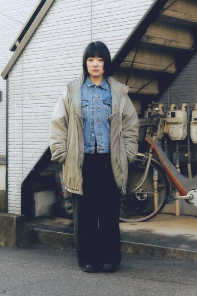 【スナップ】アウターinアウターにデニムジャケットは秋冬こそトライしたいところ