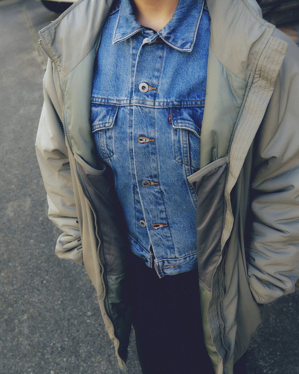 【スナップ】アウターinアウターにデニムジャケットは秋冬こそトライしたいところ