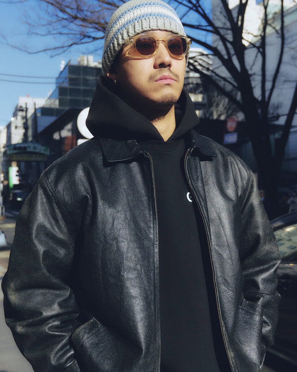 【スナップ】顔周りのアイテム＝ニットキャップ、サングラスをCOOTIE PRODUCTIONSで揃えて演出するのは“漢”