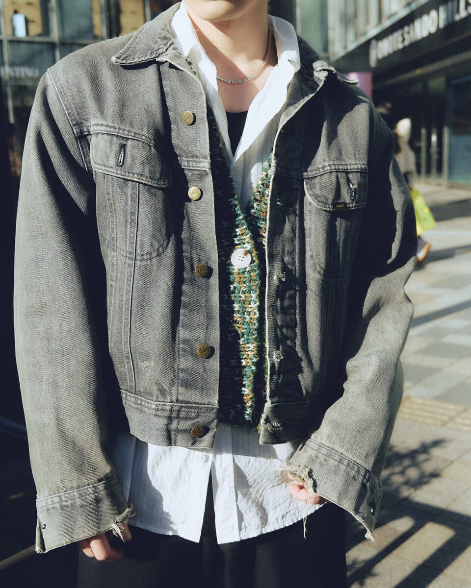 【スナップ】ラッパーが考える「綺麗系」は短丈デニムジャケットがカギ?