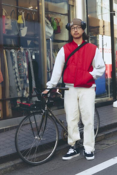 【スナップ】全身白コーデからの“足し算”が絶妙な古着コーデ