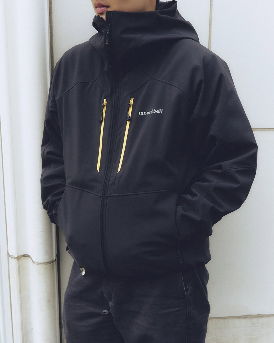 【スナップ】ひとひねり効いたバイカーファッション。アウトドアブランドに革靴のミスマッチ感を演出