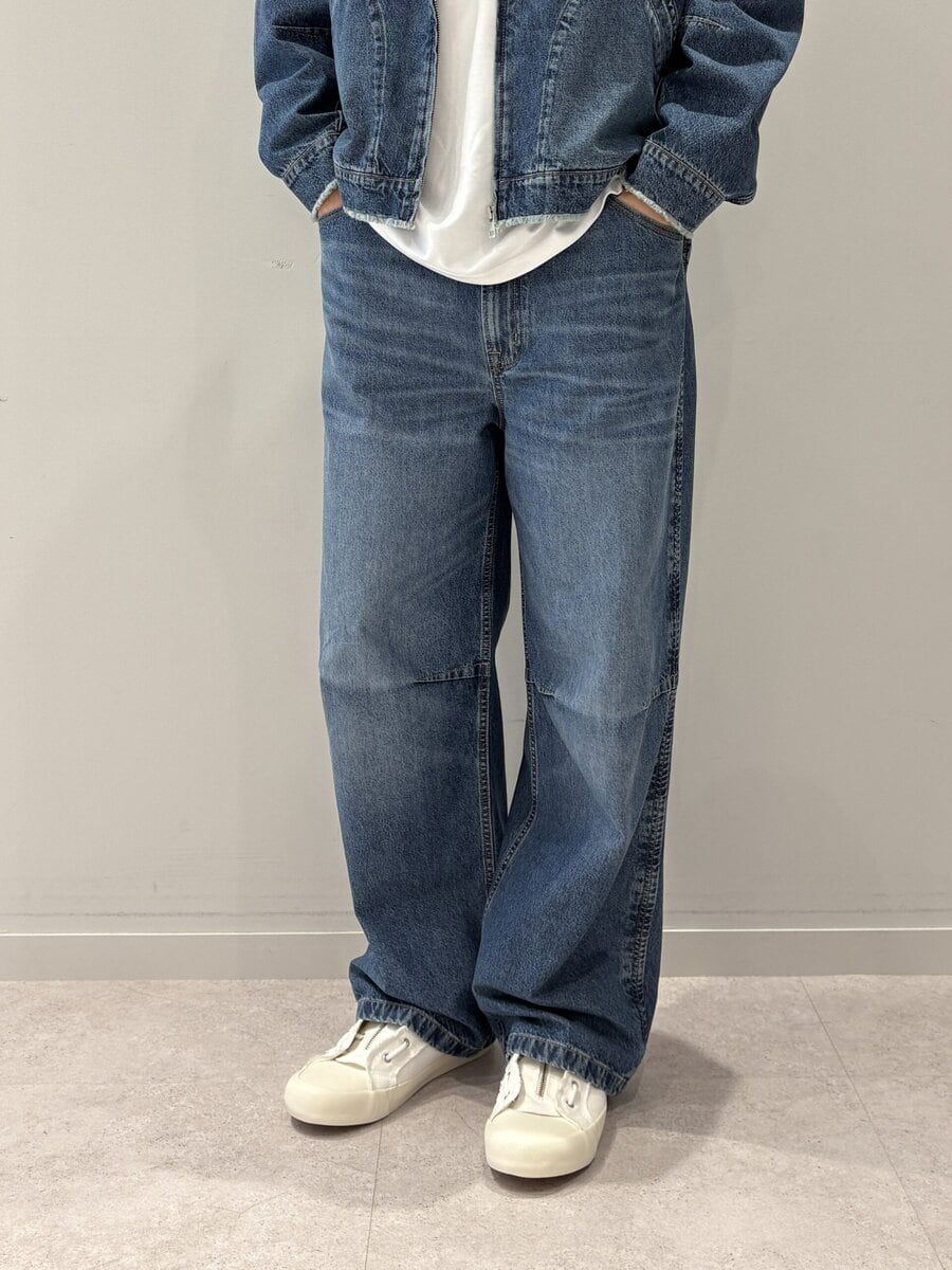 GU×UNDERCOVER デニムイージーパンツ 試着