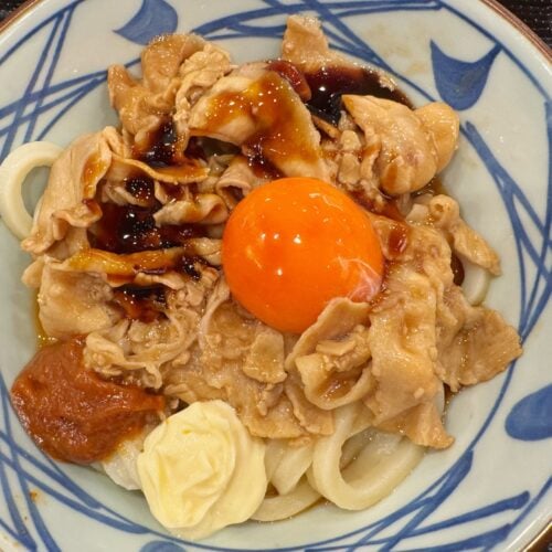こく旨 豚玉ぶっかけうどん
