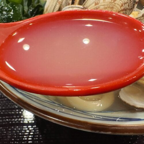 絶妙な塩味がたまらない飲み干したくなる美味しさのあさりだし