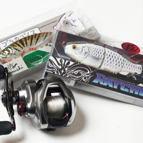 STEP AHEAD 原宿本店 店長・石田 翔太さんのベストバイ　SHIMANOのスコーピオンDC ガンクラフトのラチェット144 プラカブメスの痴虫