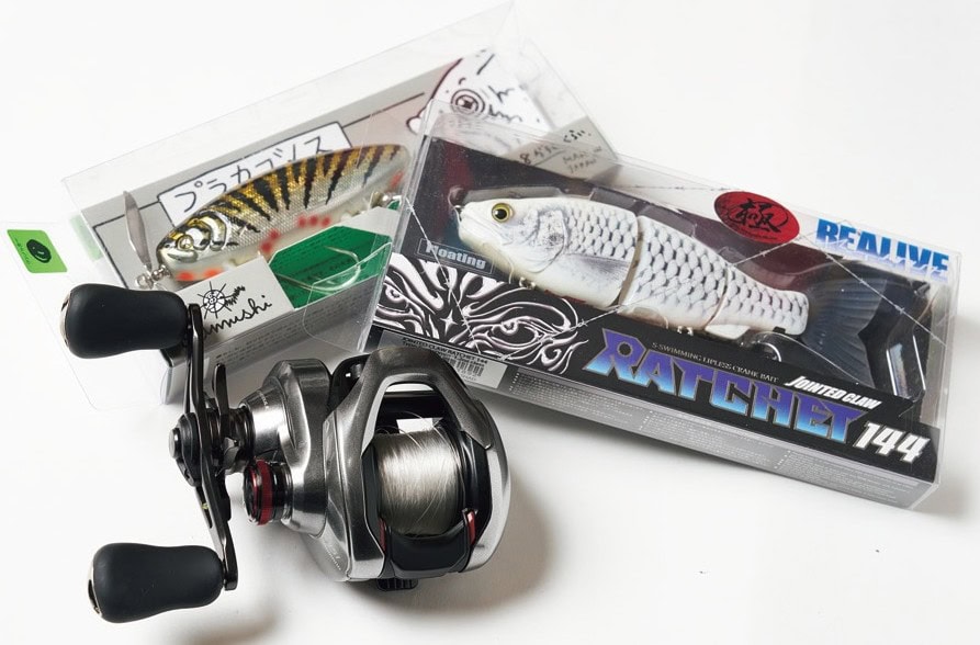 STEP AHEAD 原宿本店 店長・石田 翔太さんのベストバイ　SHIMANOのスコーピオンDC ガンクラフトのラチェット144 プラカブメスの痴虫