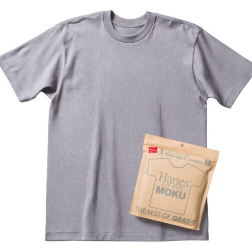グレーTシャツの「汗染み問題」をヘインズがついに解決！独自開発の糸で仕立てた「Hanes T-SHIRTS MOKU」が春夏の主役に