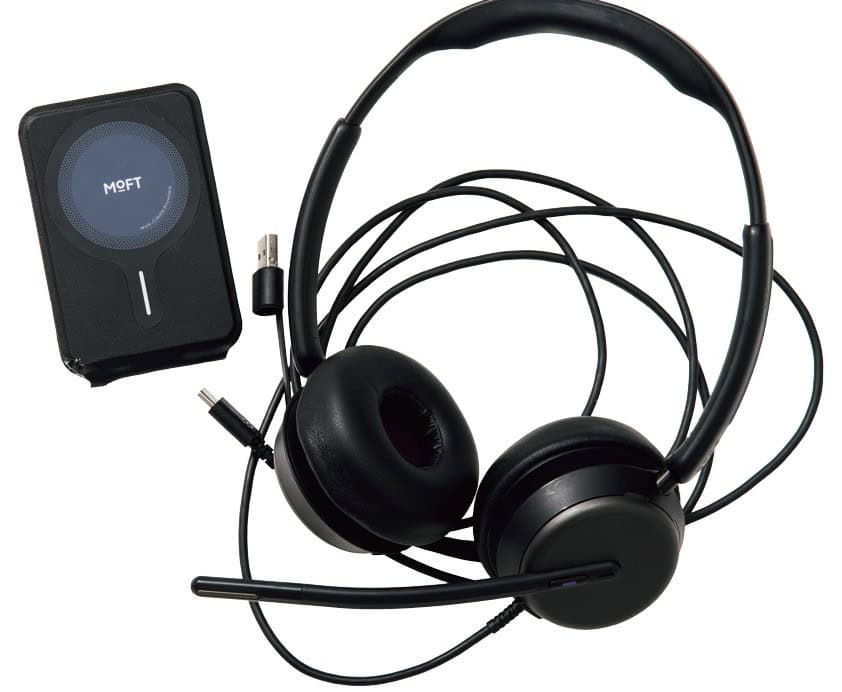 岸谷蘭丸さんのベストバイ　EPOSのIMPACT 860T ANC USBヘッドセット／MOFTの多機能スタンド