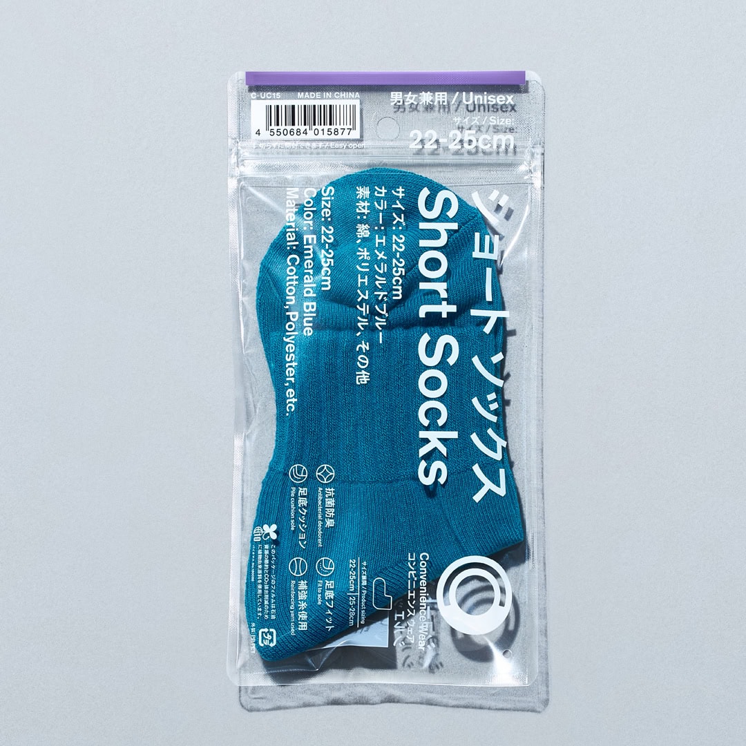 ショートソックス ¥429