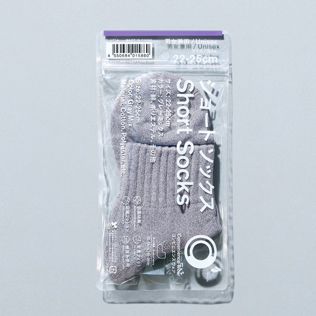 ショートソックス ¥429