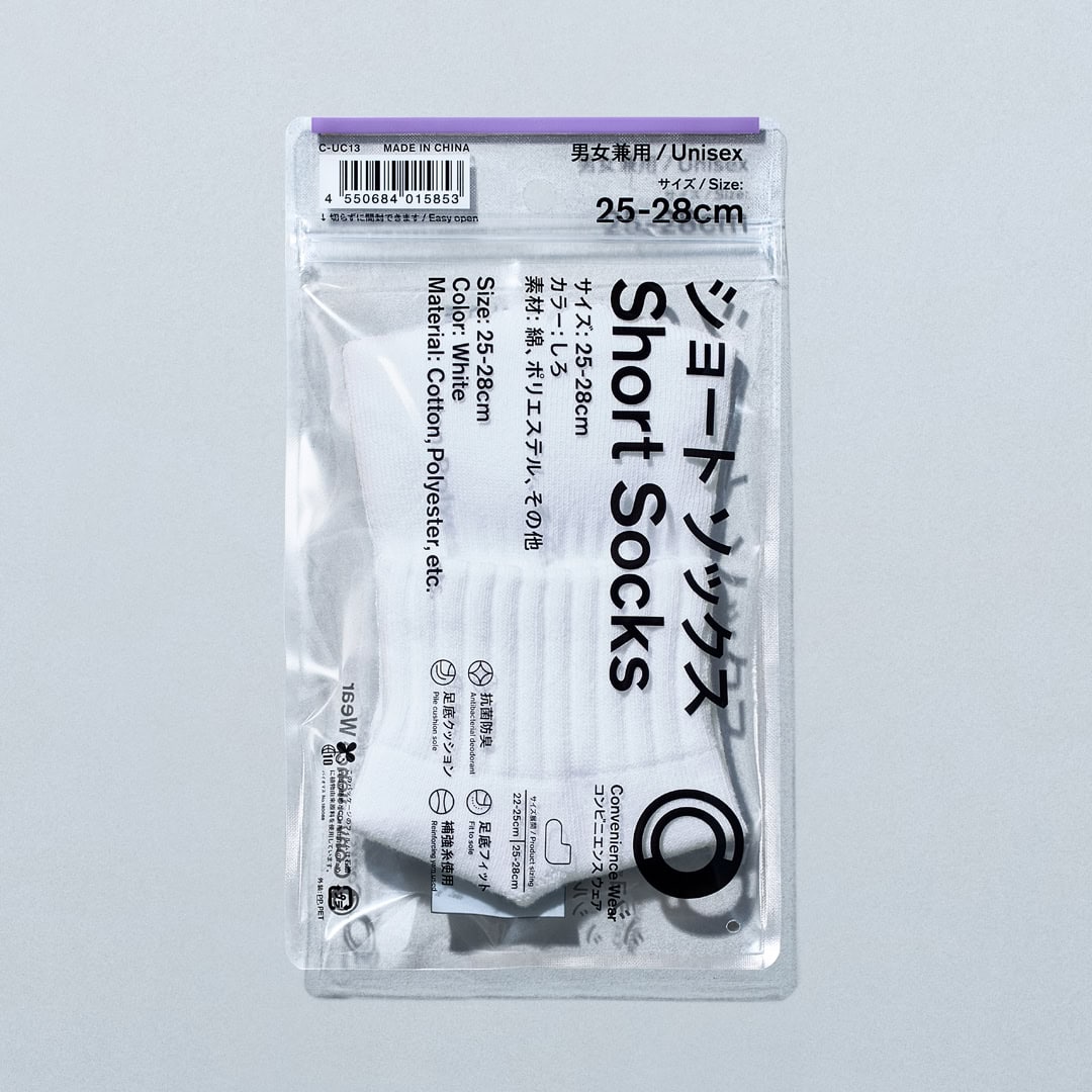 ショートソックス ¥429