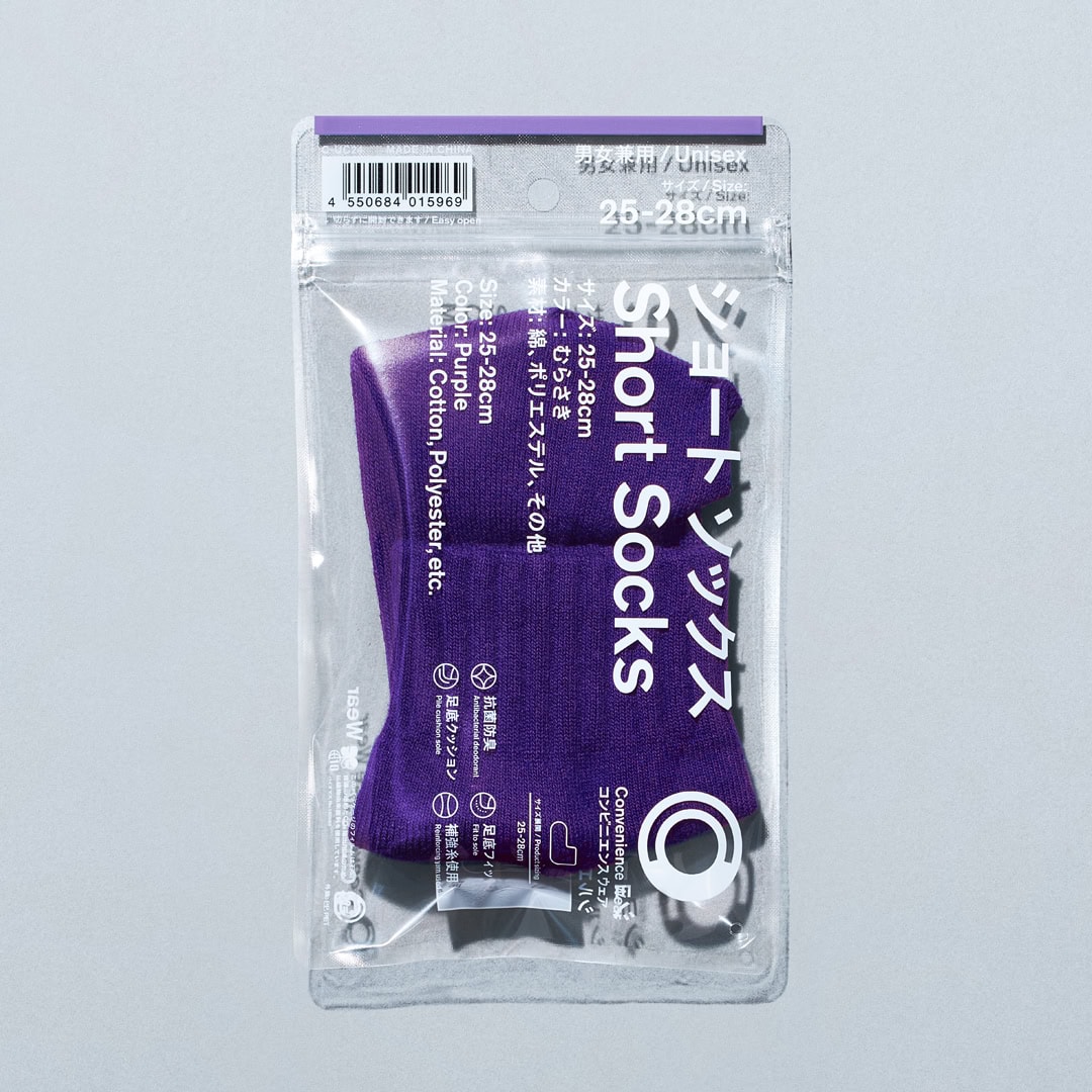 ショートソックス ¥429