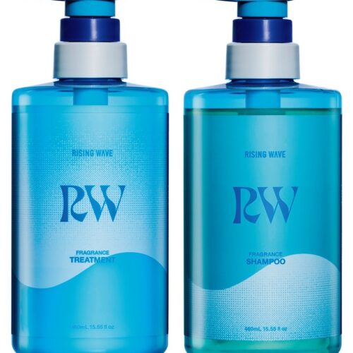 “香水ライク”なシャンプー＆トリートメント　　ライジングウェーブ フレグランスシャンプー フリーライトブルー、同フレグランストリートメントフリー ライトブルー各460mL