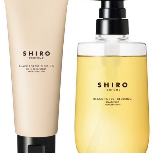 “香水ライク”なシャンプー＆トリートメント　SHIRO ブラック フォレスト ブレッシング シャンプー 460mL 、同ブラック フォレスト ブレッシング トリートメント 200g